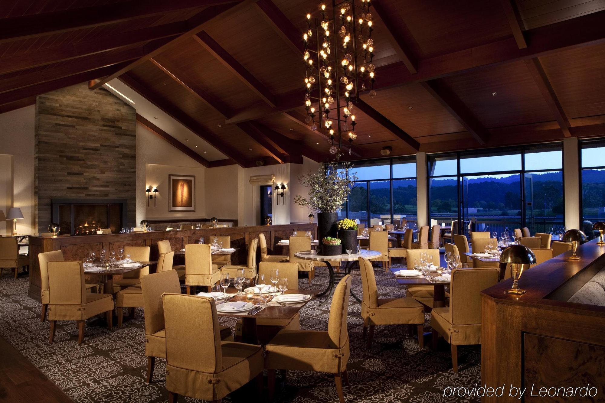Rosewood Sand Hill مينلو بارك المطعم الصورة